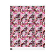 Load image into Gallery viewer, Mean Girls Theme Pink Wrapping Paper - Best Movie Quotes - Custom Print - Matte or Glossy Finish - Hilarious Gift Wrapping - burn book gift
