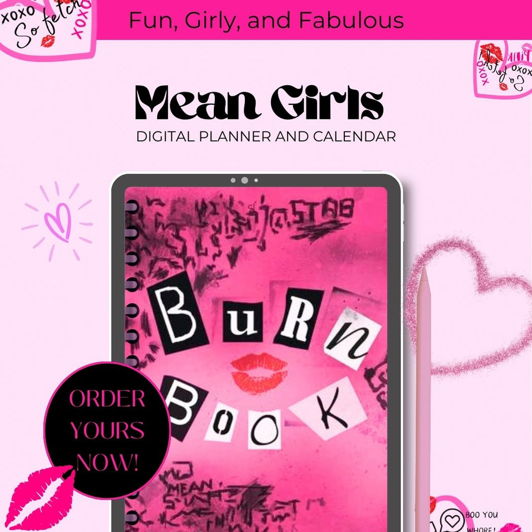 Mean Girls Digital Calendar & Notebook 💕